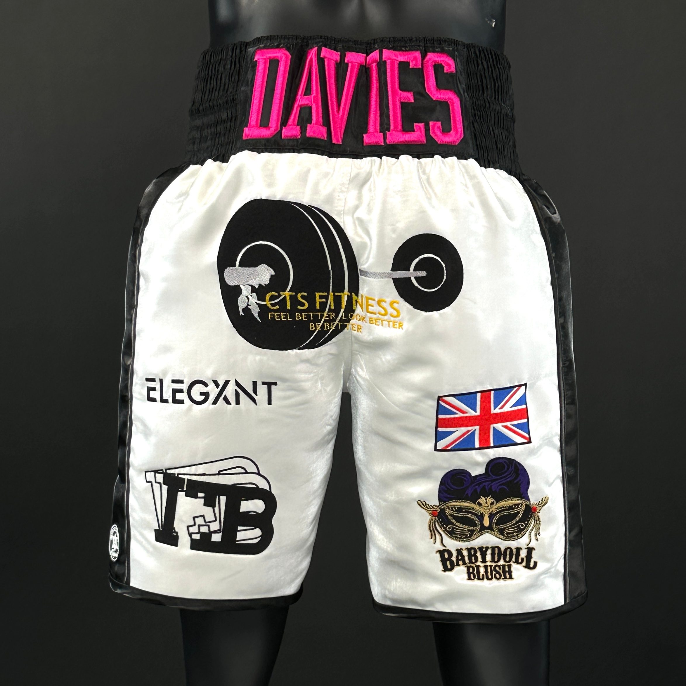 Side Stripe BX  Lee 177186 Custom Boxing Shorts & Trunks