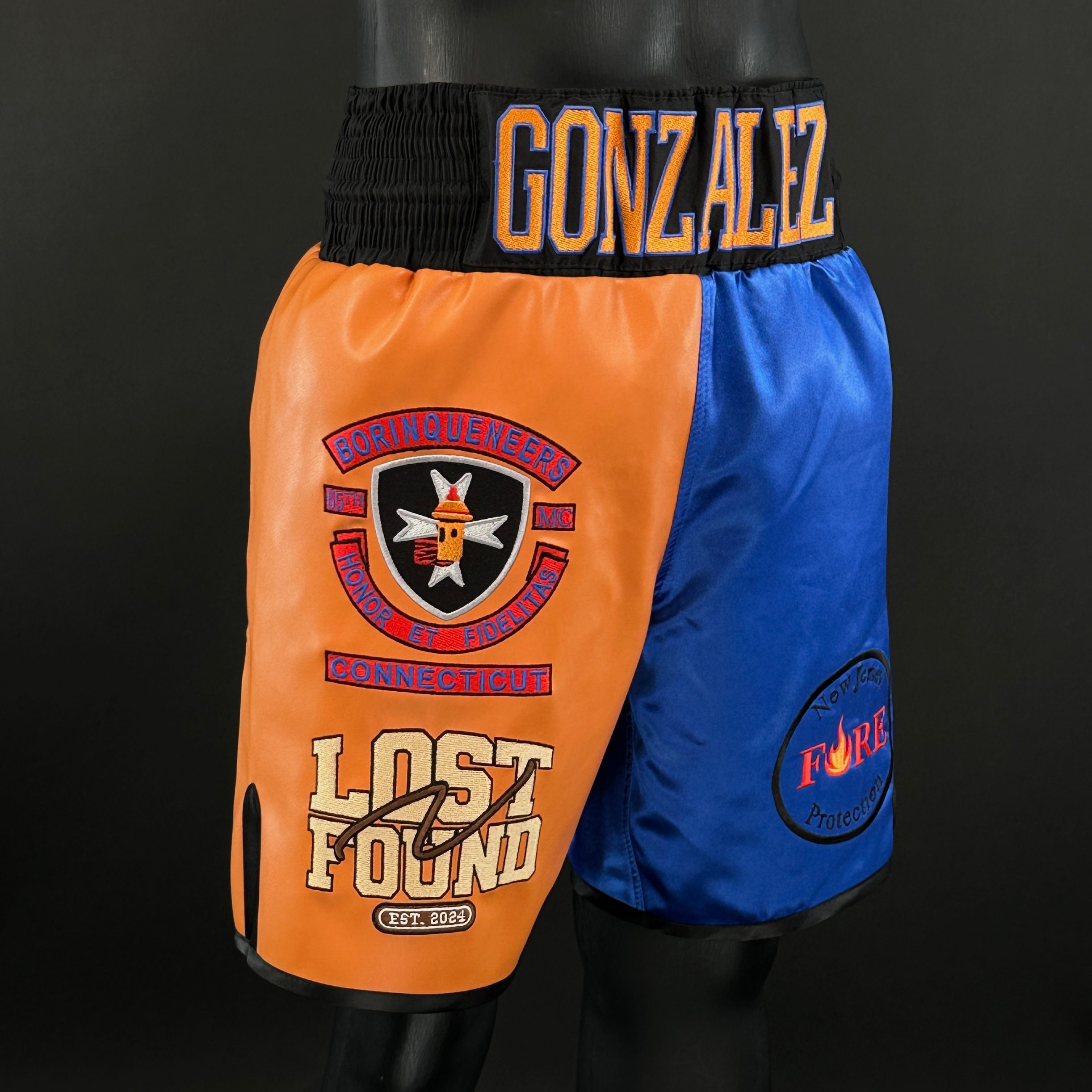 Haringey BX Amber 175366 Custom Boxing Shorts & Trunks