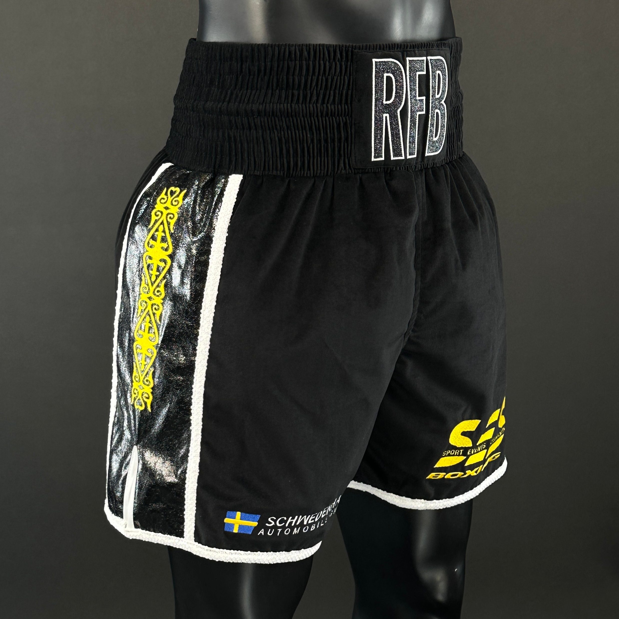 Side Stripe BX  Roman 175501 Custom Boxing Shorts & Trunks