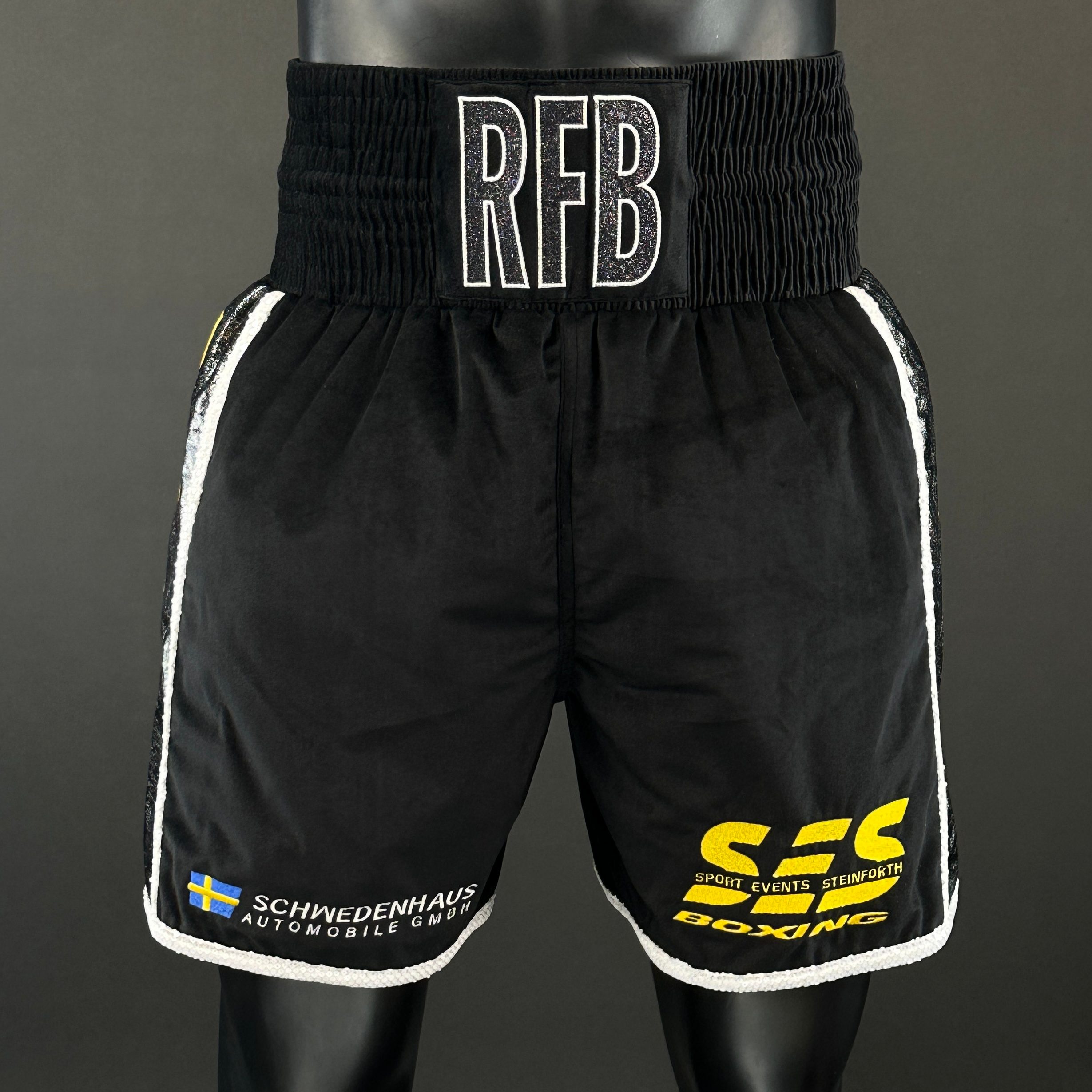 Side Stripe BX  Roman 175501 Custom Boxing Shorts & Trunks