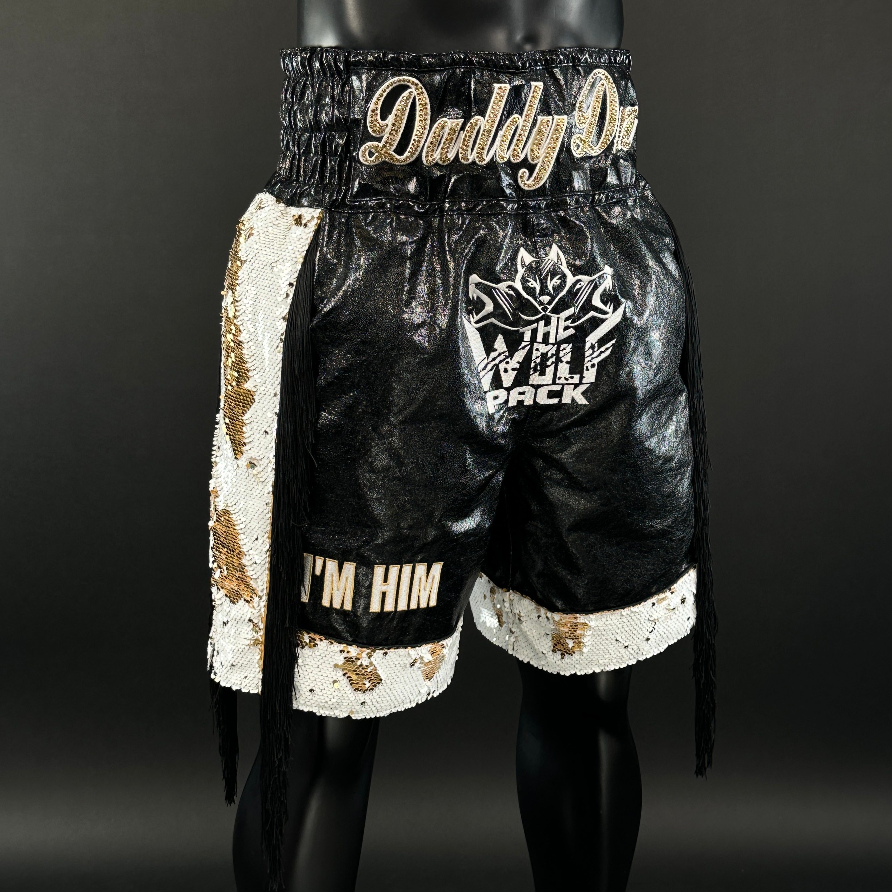 Panel Long Tassels BX Old Tyra 178565 Custom Boxing Shorts & Trunks