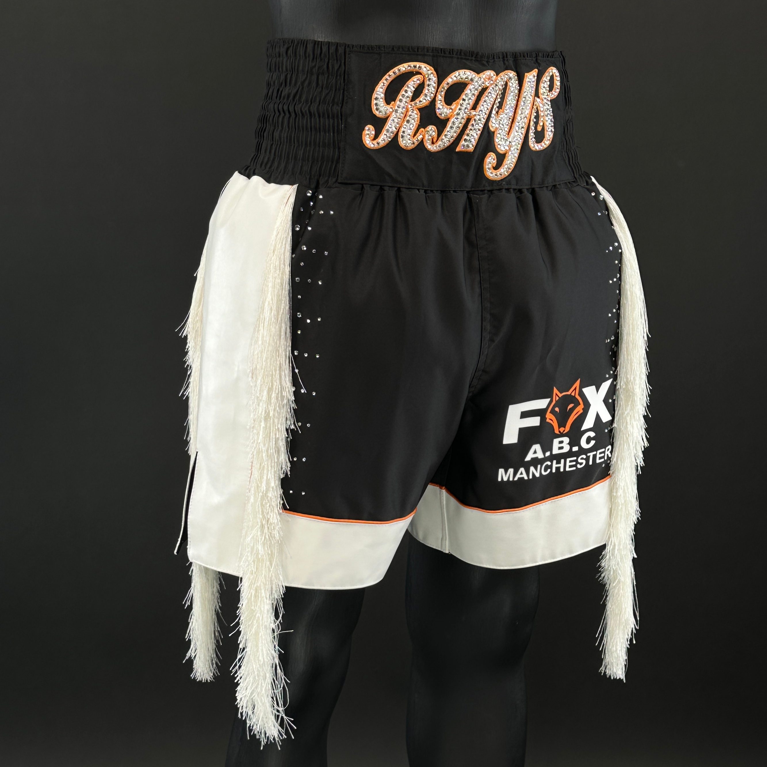 Panel Long Tassels BX Old rhys 172266 Custom Boxing Shorts & Trunks