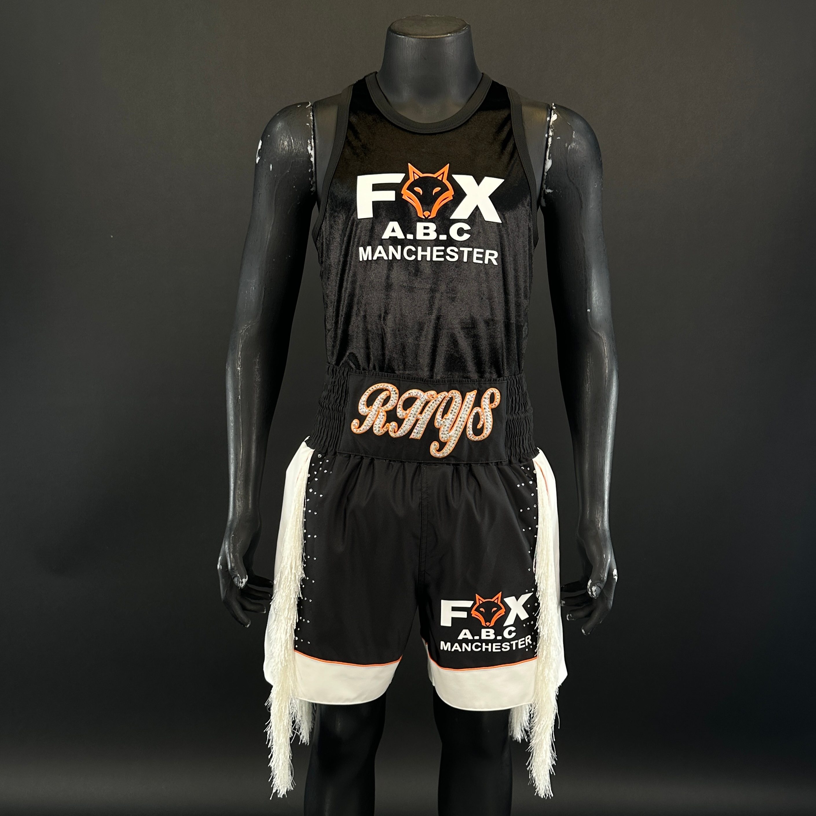 Panel Long Tassels BX rhys 172266 Custom Boxing Shorts & Trunks