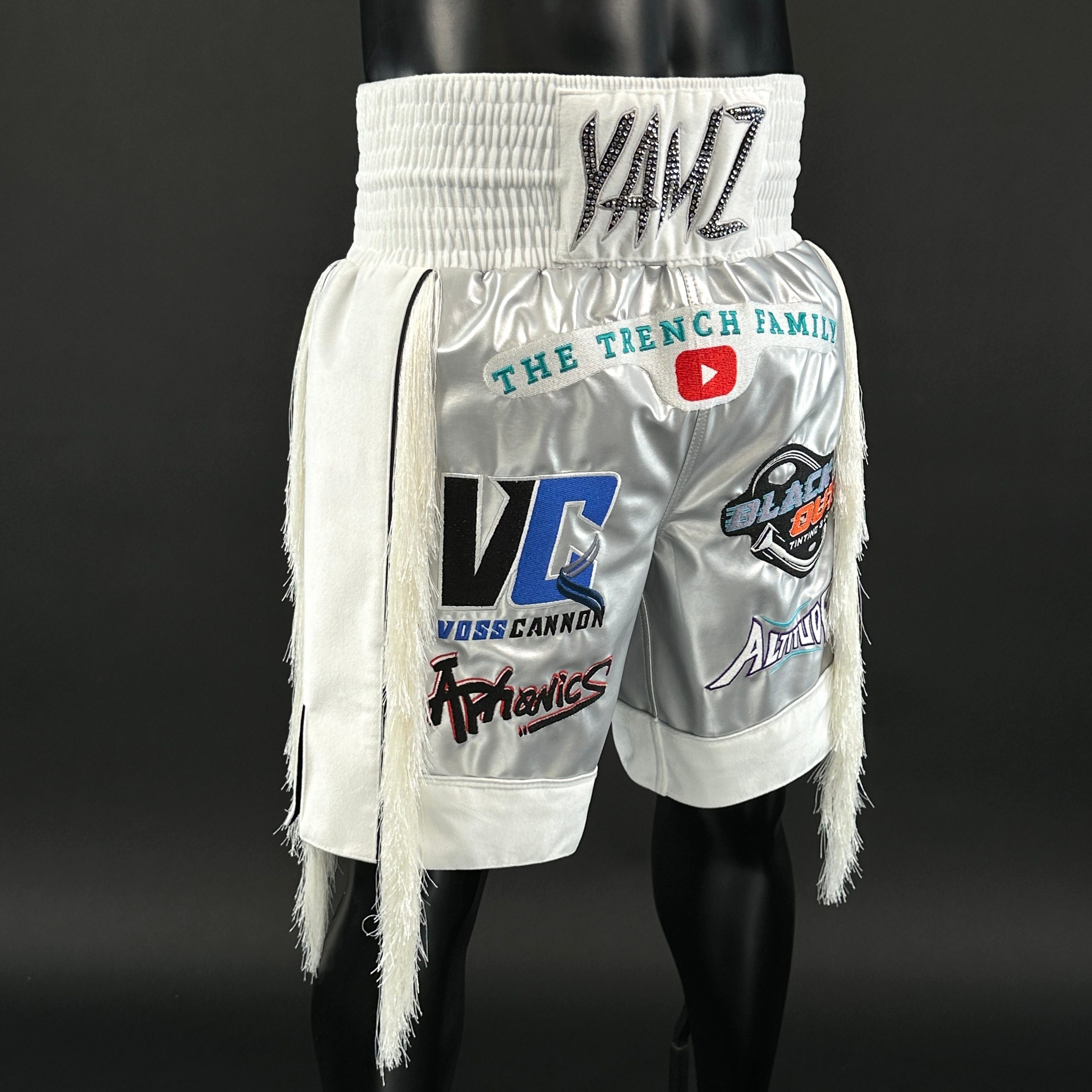 Panel Long Tassels BX Old Antraveous 176426 Custom Boxing Shorts & Trunks