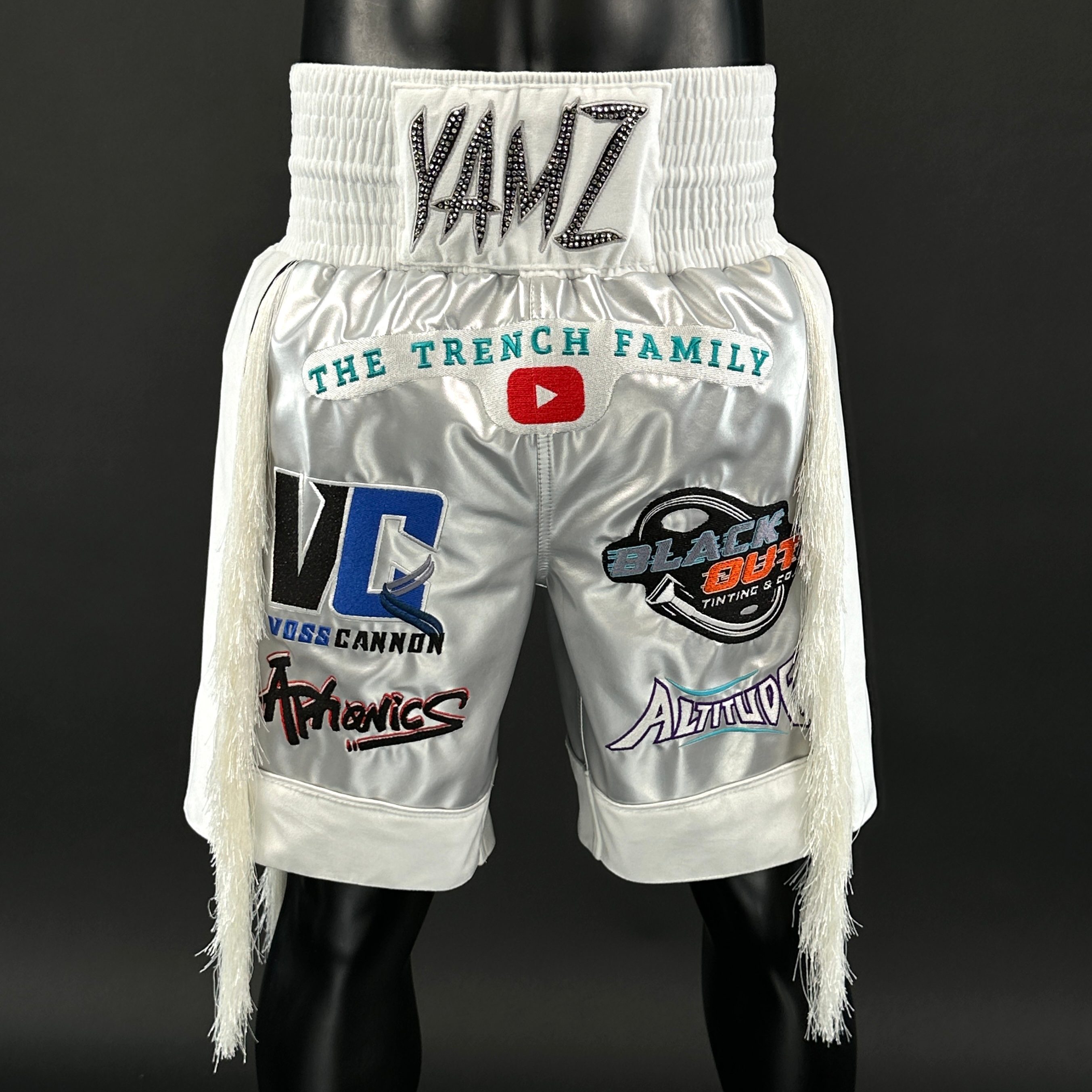 Panel Long Tassels BX Antraveous 176426 Custom Boxing Shorts & Trunks