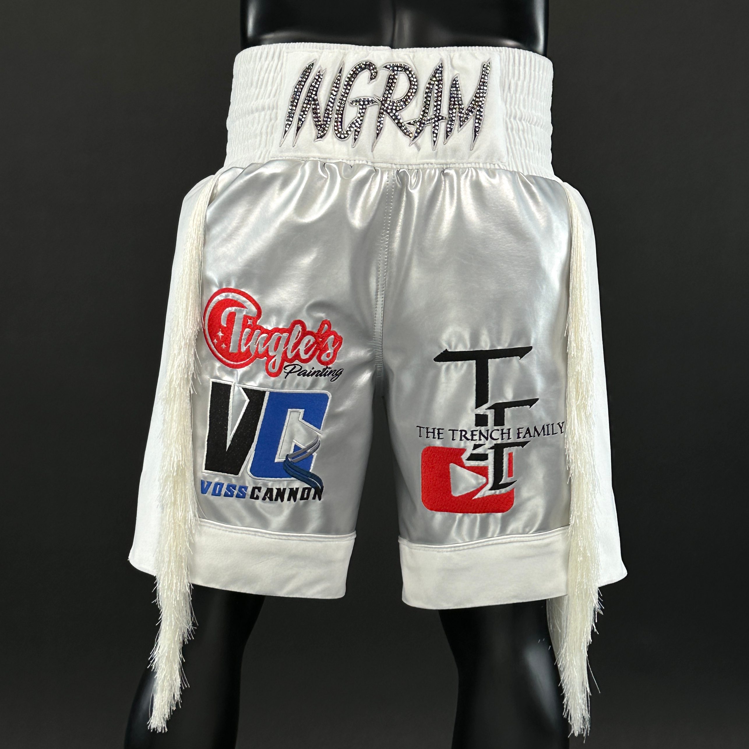 Panel Long Tassels BX Antraveous 176426 Custom Boxing Shorts & Trunks