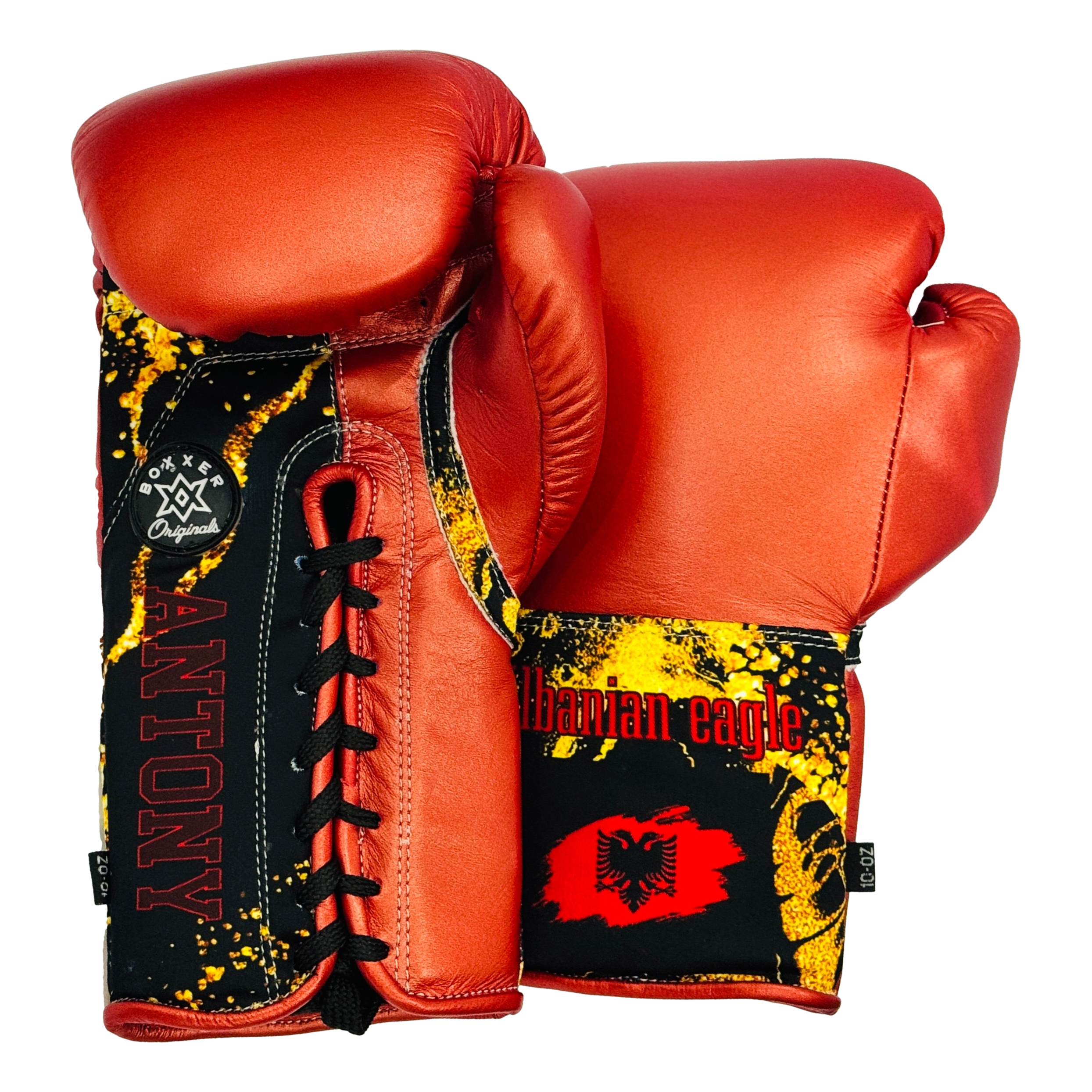 Gloves Laced / Flat Old 180198 Blerim Boxing Gloves