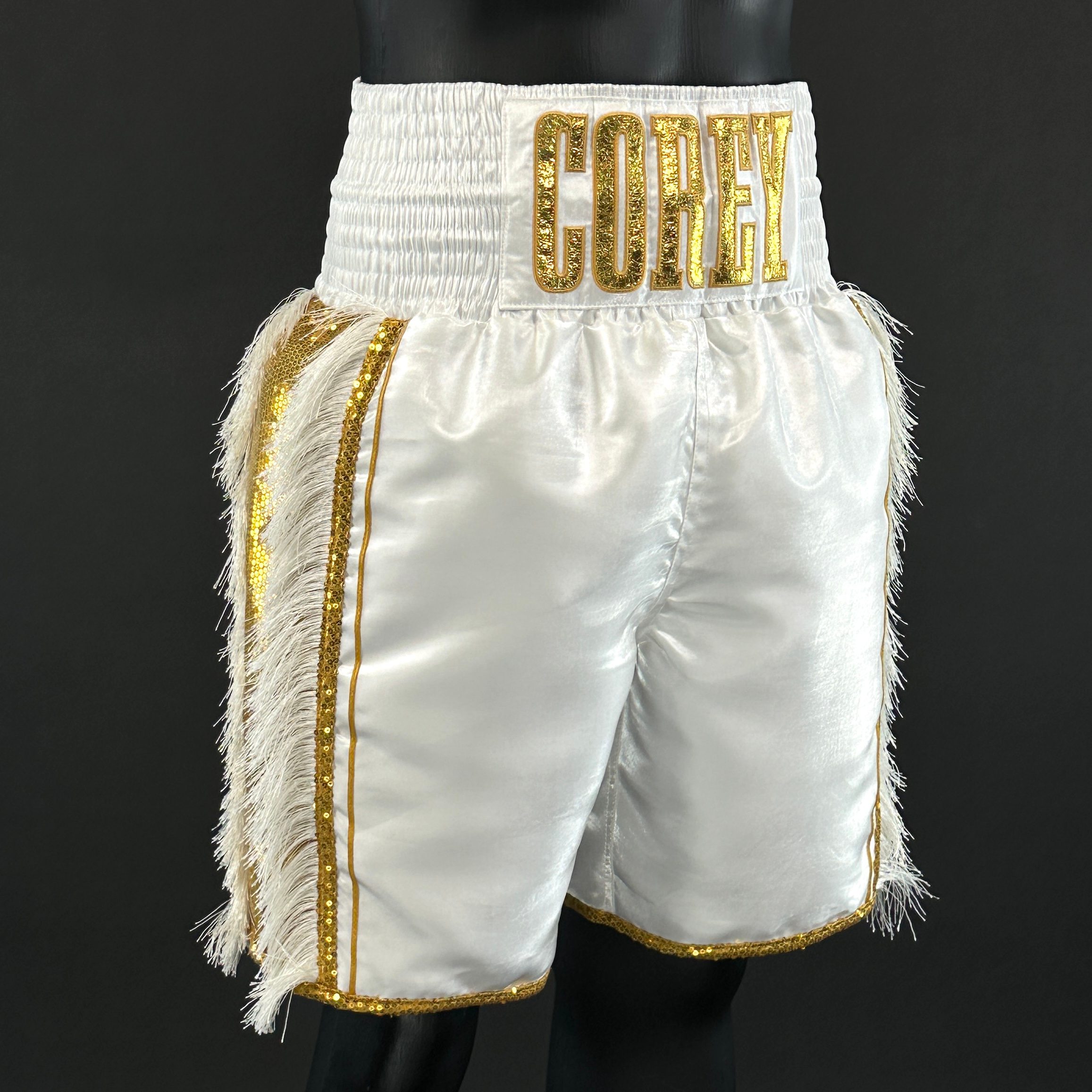 Side Stripe Luxury II Natasha 179784 Custom Boxing Shorts & Trunks