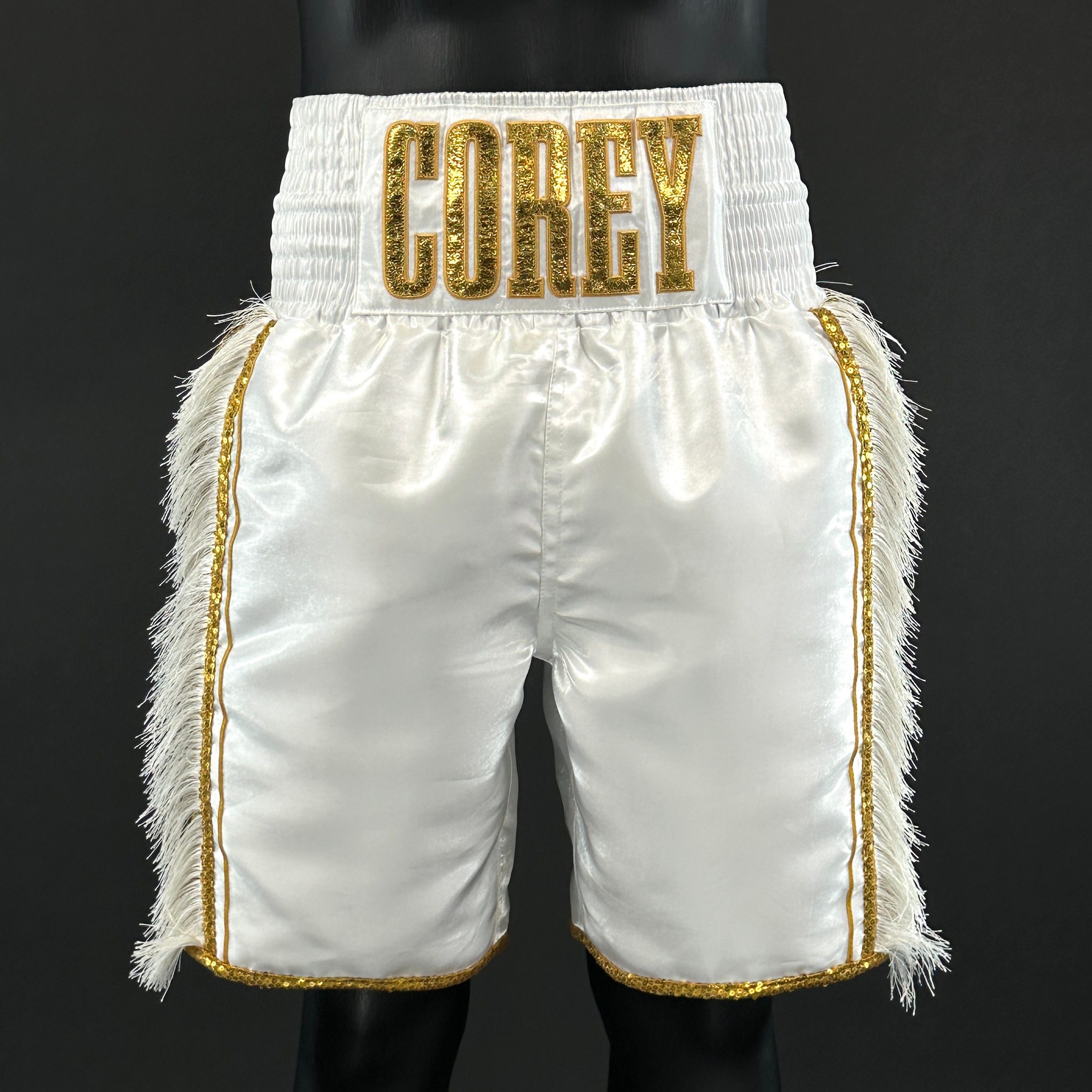 Side Stripe Luxury II Natasha 179784 Custom Boxing Shorts & Trunks