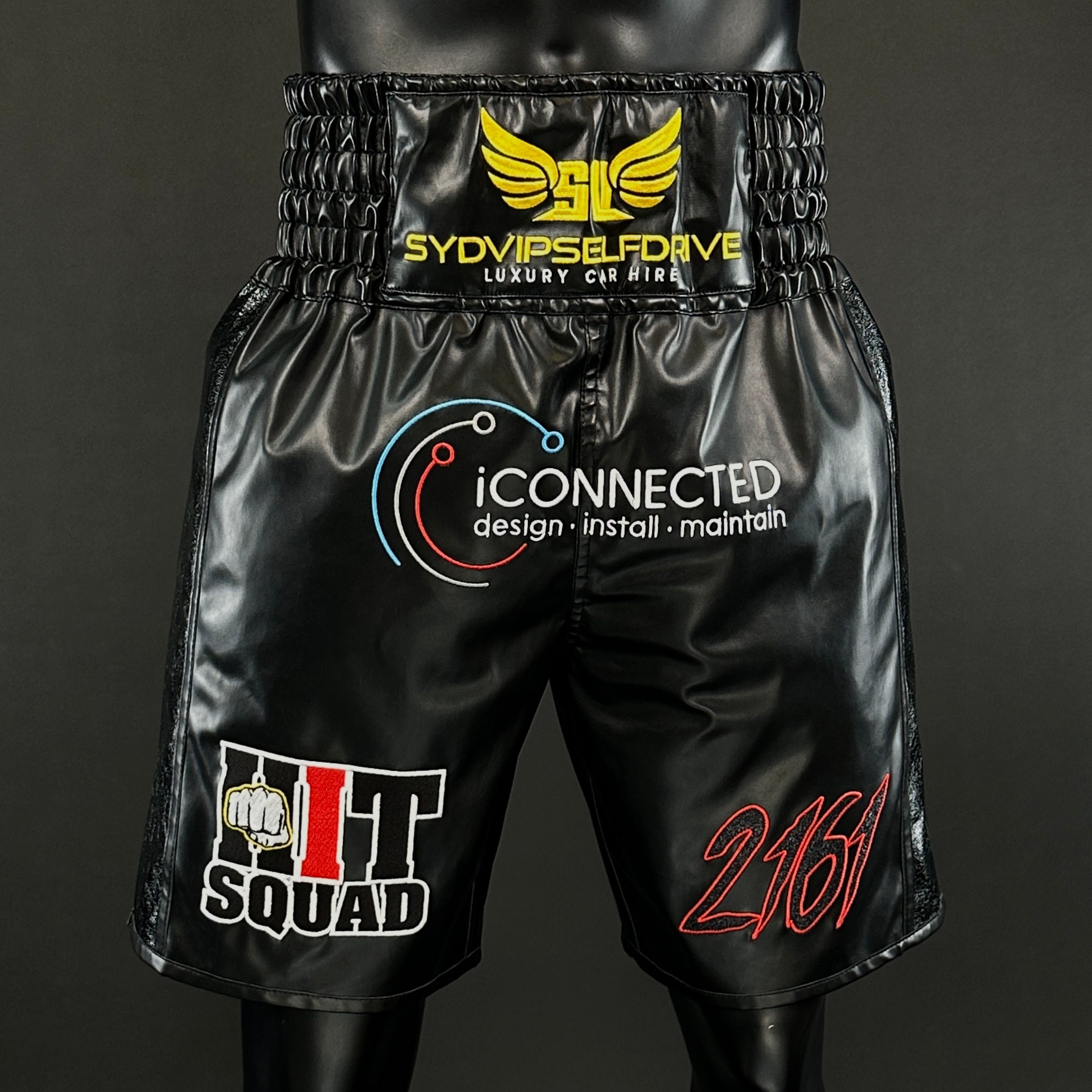 Side Stripe BX  Ali 182130 Custom Boxing Shorts & Trunks