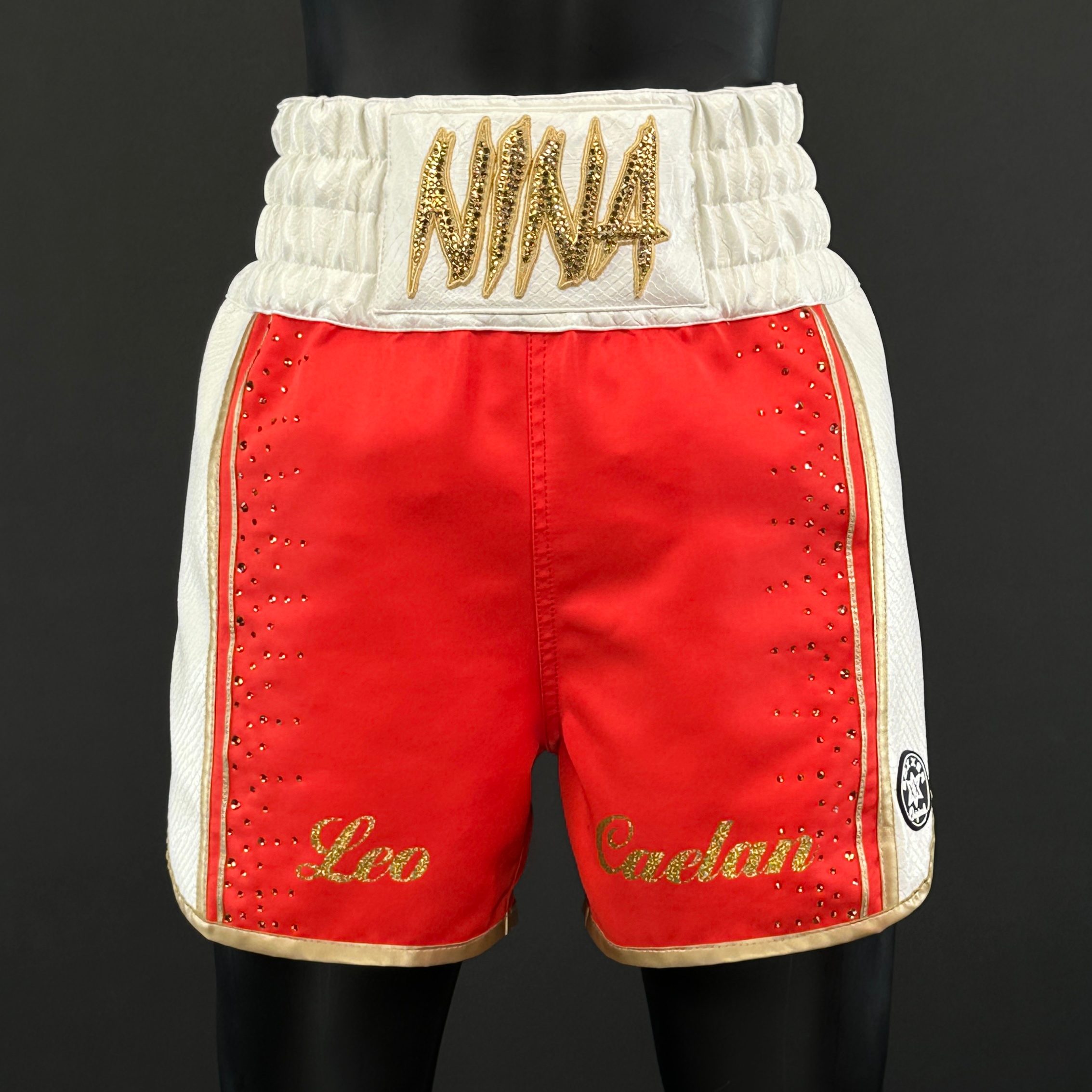 Side Stripe Luxury II Nina 182058 Custom Boxing Shorts & Trunks