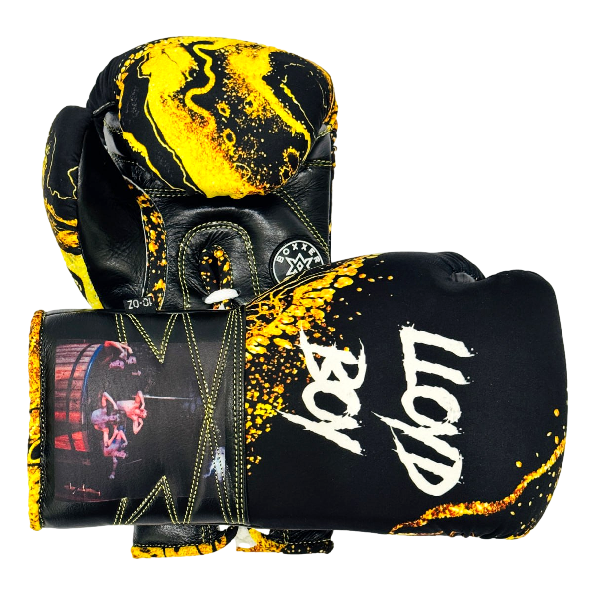 Glove Two Colour RIDGED 182586 Findlay Boxing Gloves