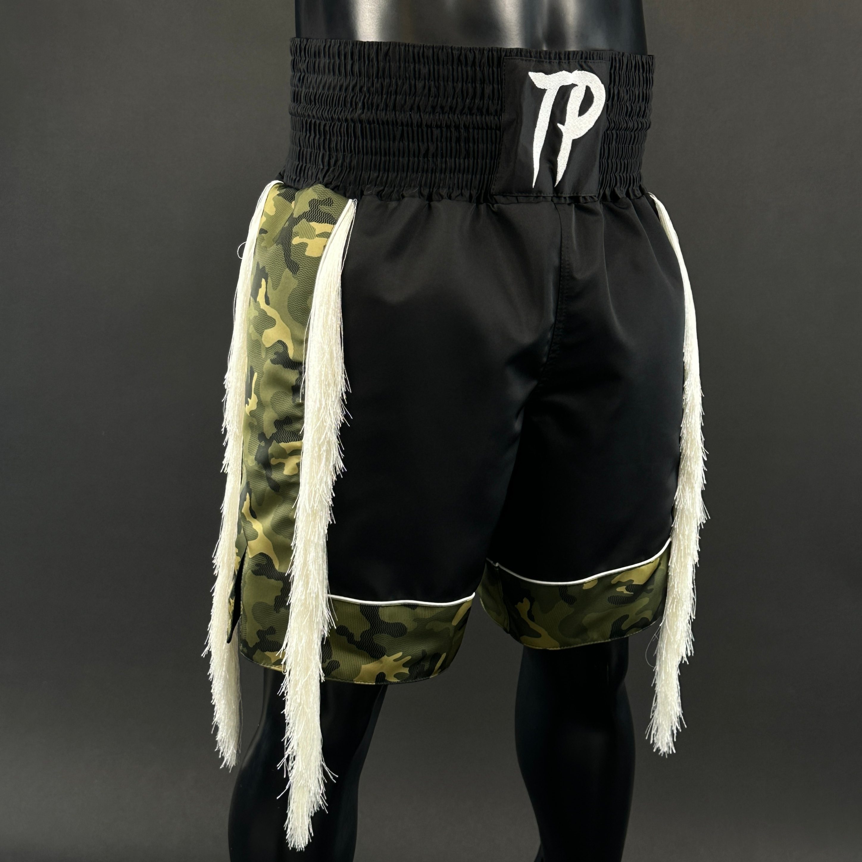 Panel Long Tassels BX Old Thomas 184428 Custom Boxing Shorts & Trunks