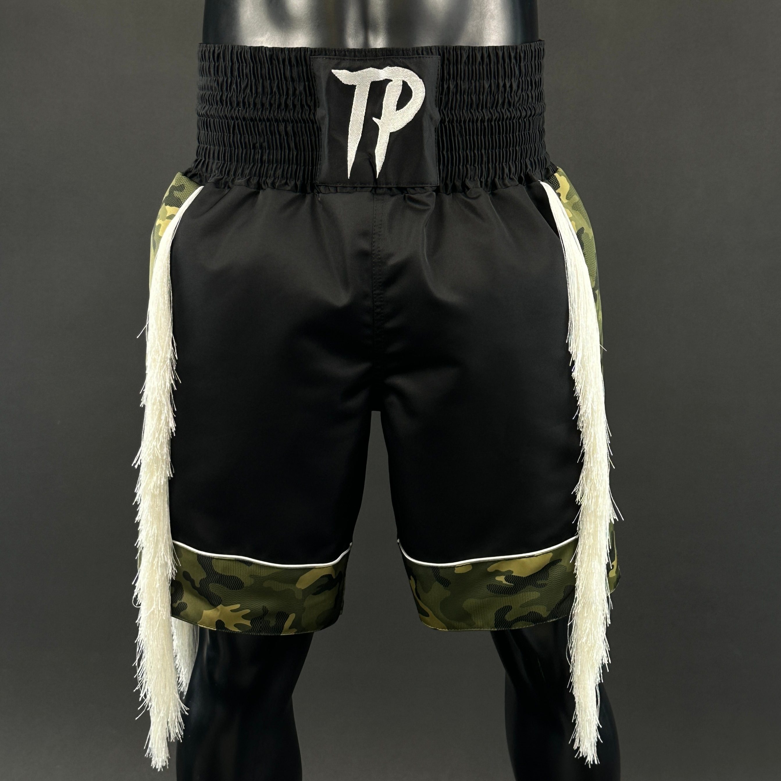 Panel Long Tassels BX Thomas 184428 Custom Boxing Shorts & Trunks