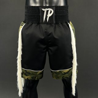 Panel Long Tassels BX Thomas 184428 Custom Boxing Shorts & Trunks