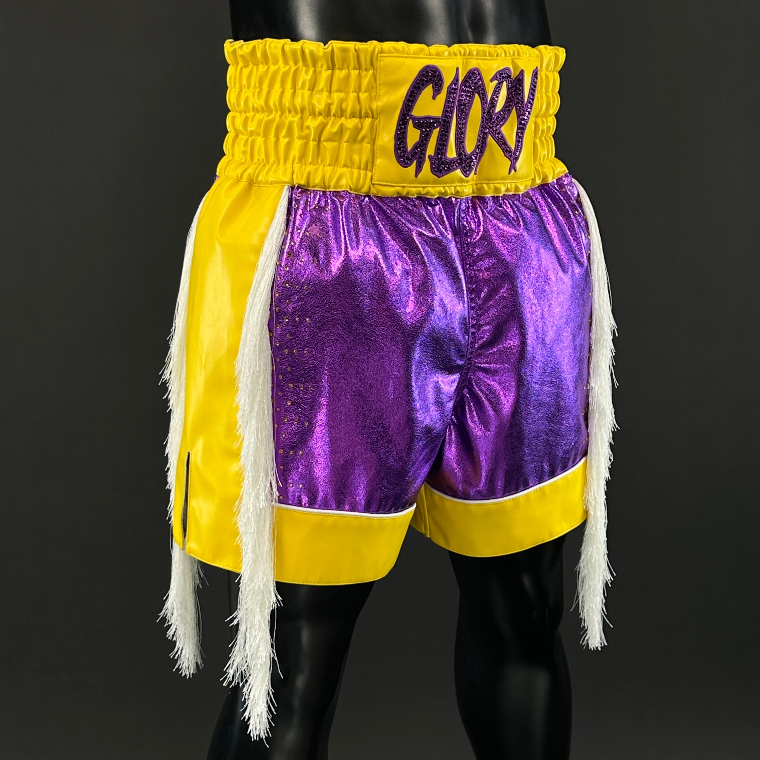 Panel Long Tassels BX Old Devontae 184591 Custom Boxing Shorts & Trunks