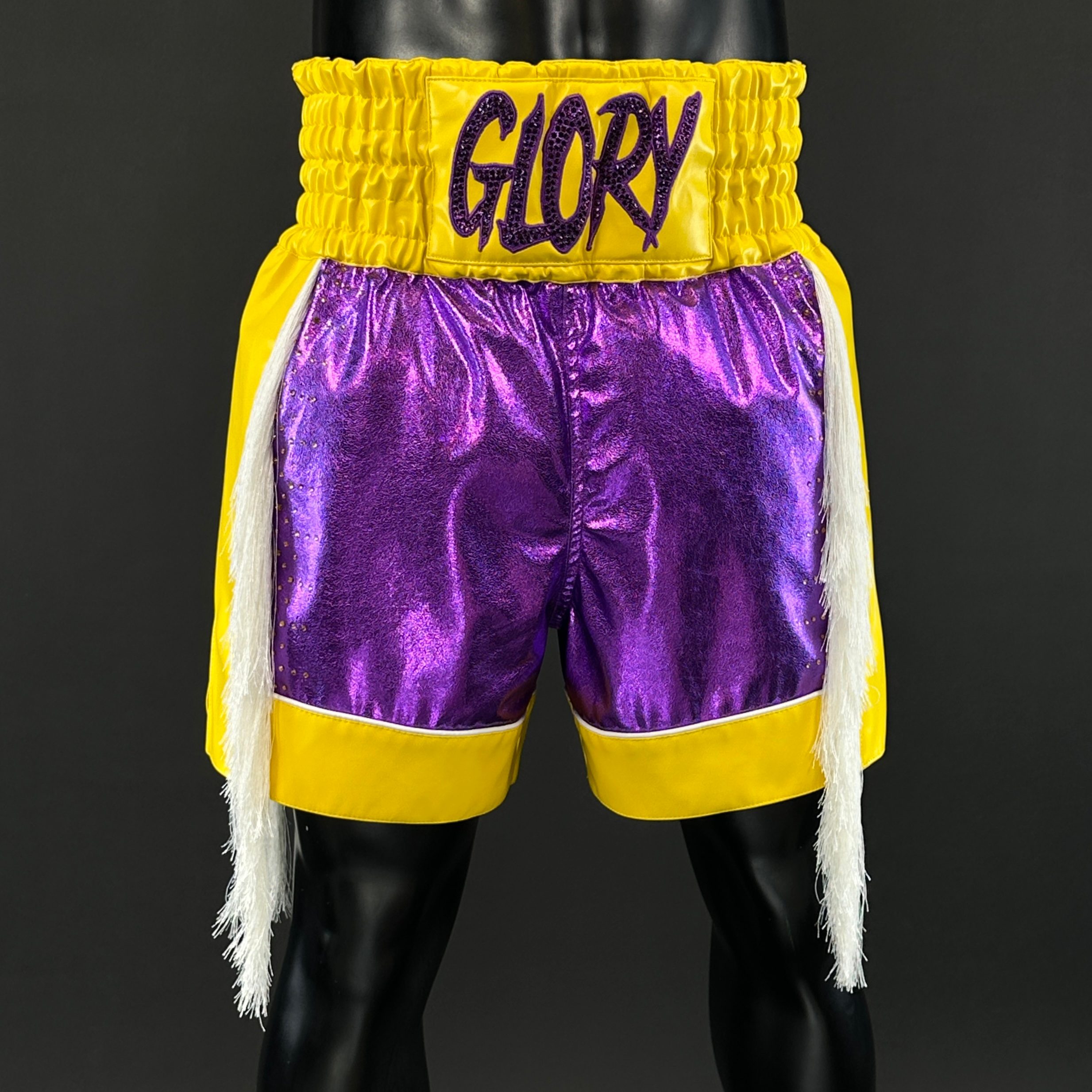 Panel Long Tassels BX Devontae 184591 Custom Boxing Shorts & Trunks