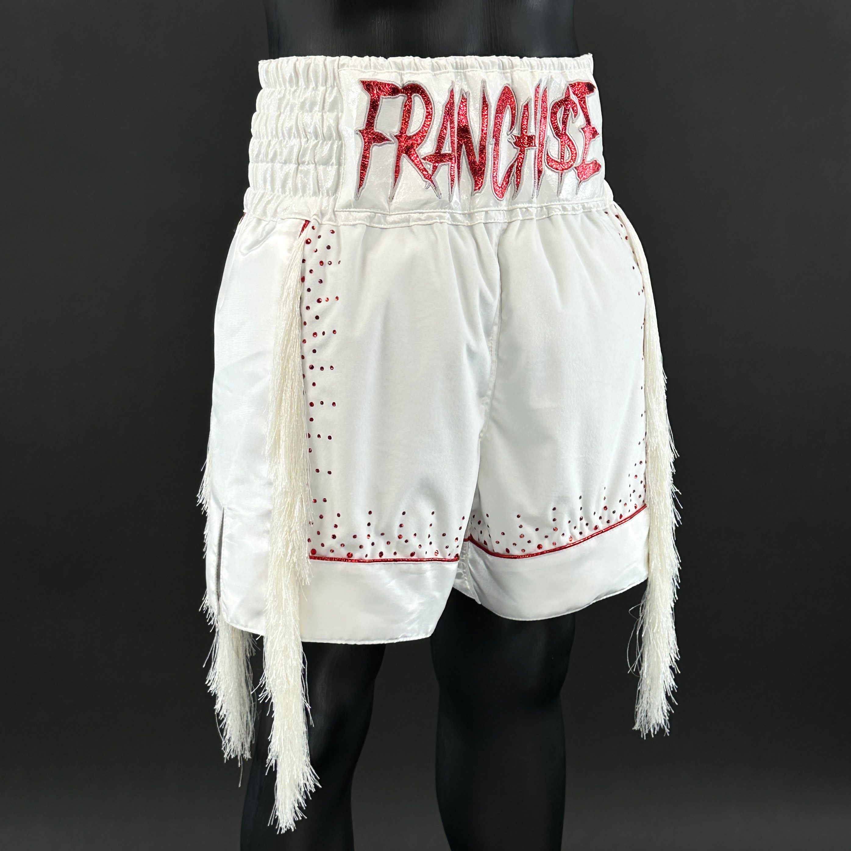 Panel Long Tassels BX Old Francois 183561 Custom Boxing Shorts & Trunks
