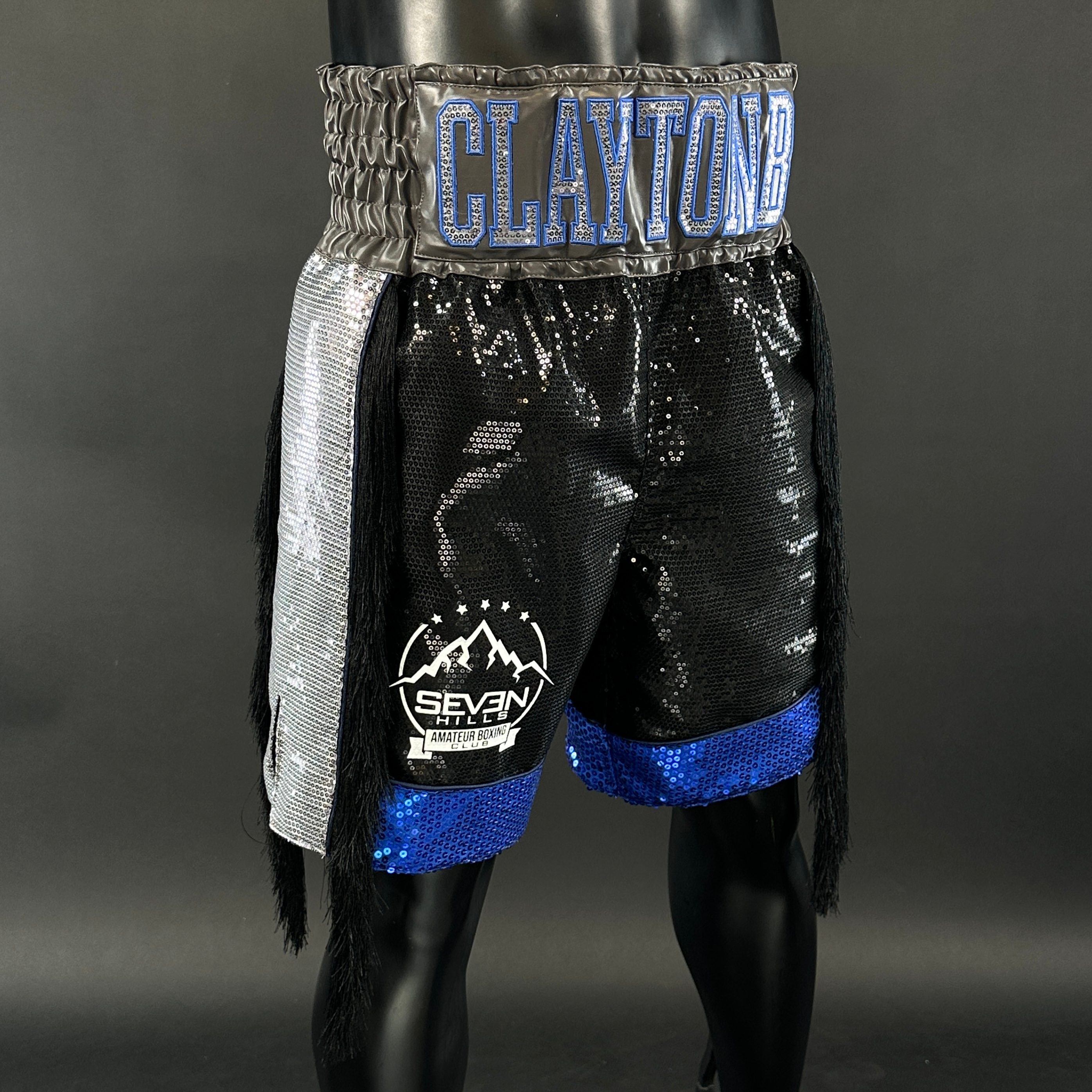 Panel Long Tassels BX Mr 184454 Custom Boxing Shorts & Trunks