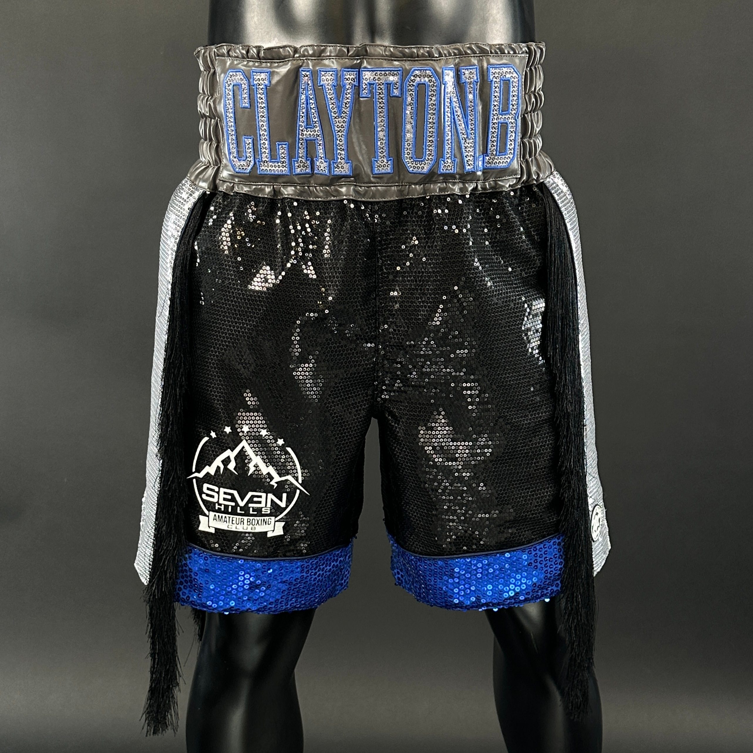 Panel Long Tassels BX Mr 184454 Custom Boxing Shorts & Trunks