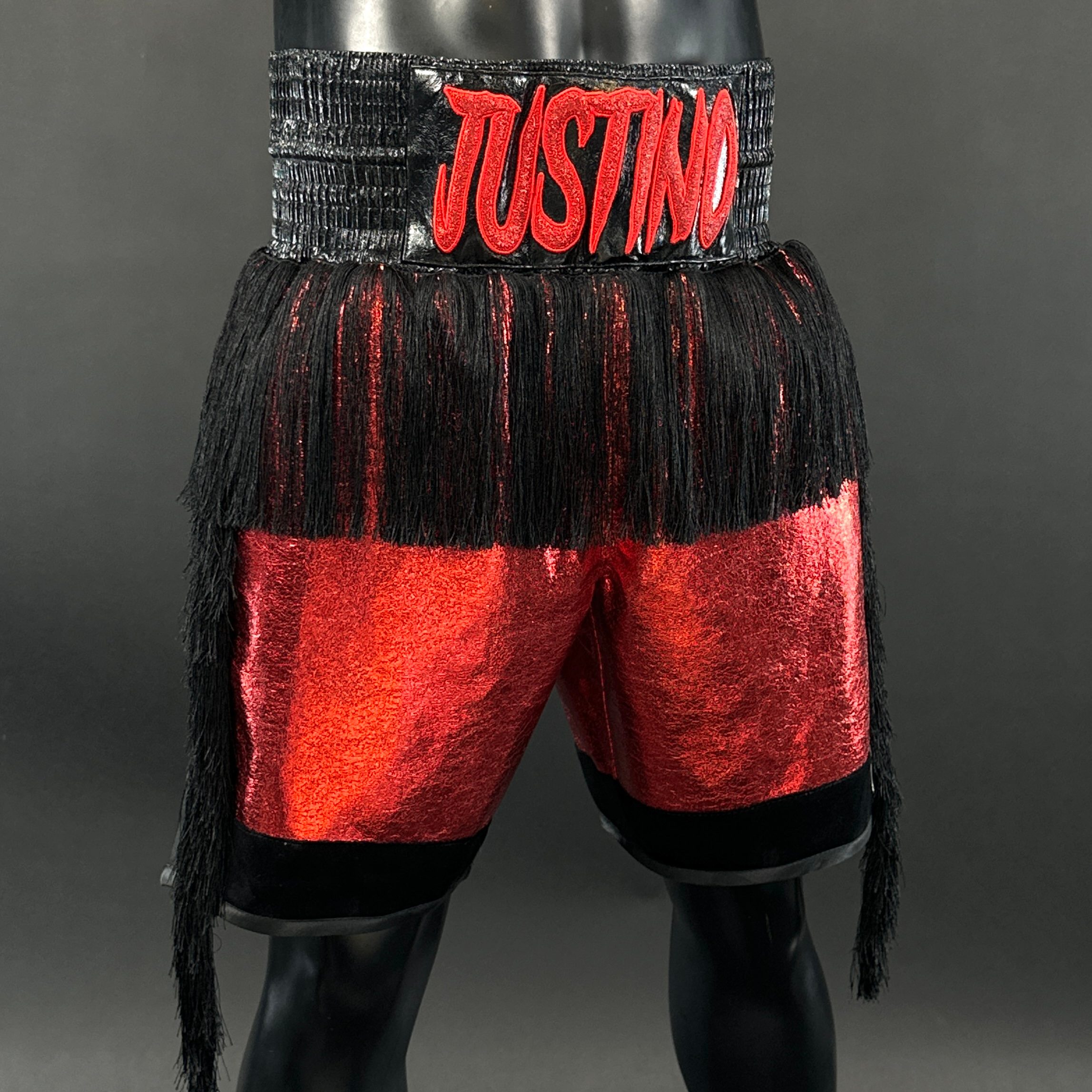 Long Tassels Supreme BX Justin 184552 Custom Boxing Shorts & Trunks