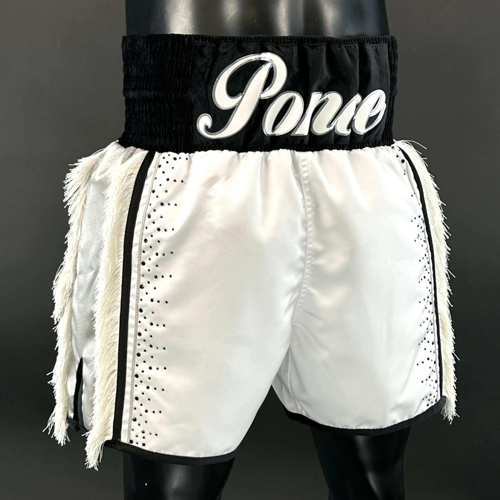 Side Stripe Luxury II Romeo 183869 Custom Boxing Shorts & Trunks