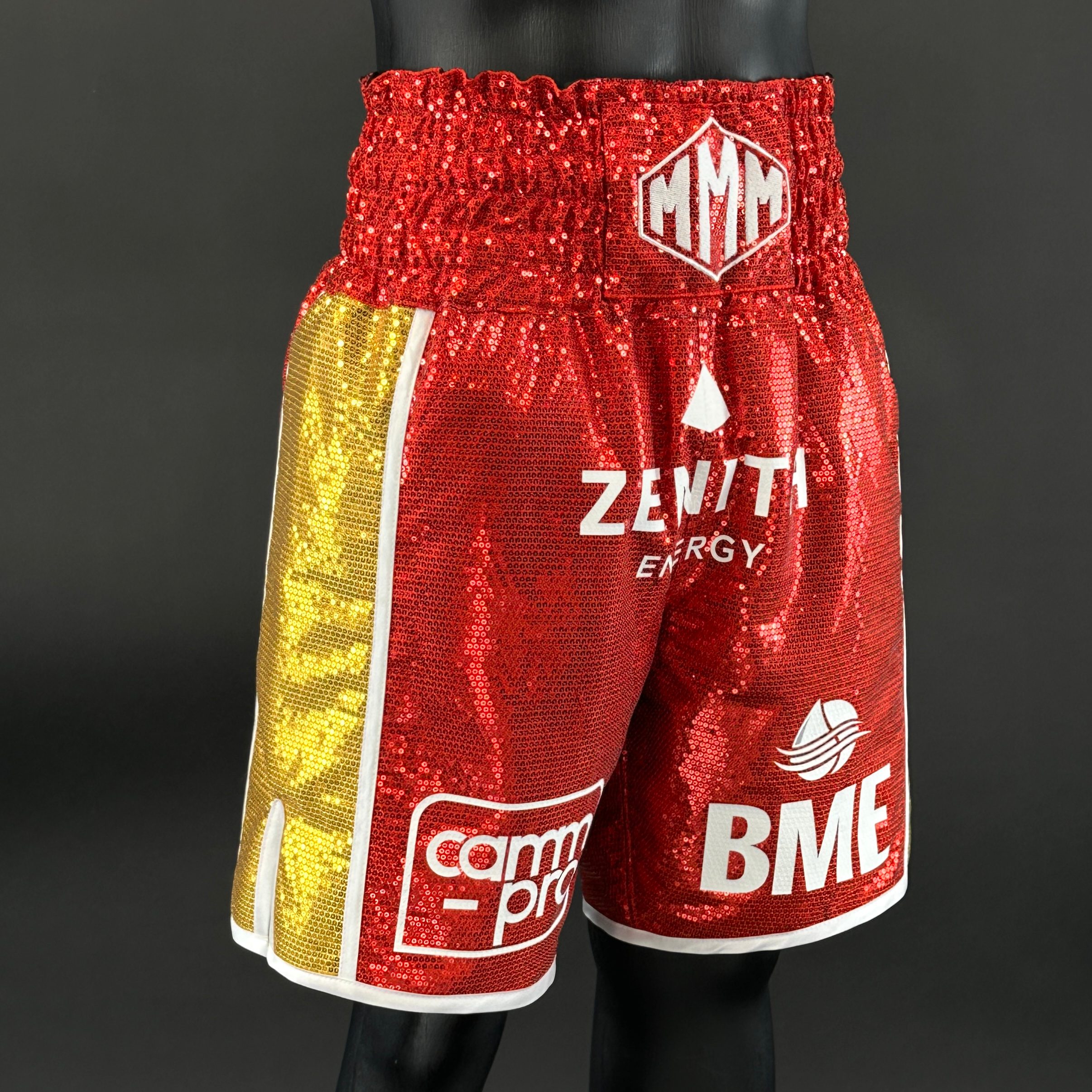 Side Stripe BX Old Gregor 185722 Custom Boxing Shorts & Trunks