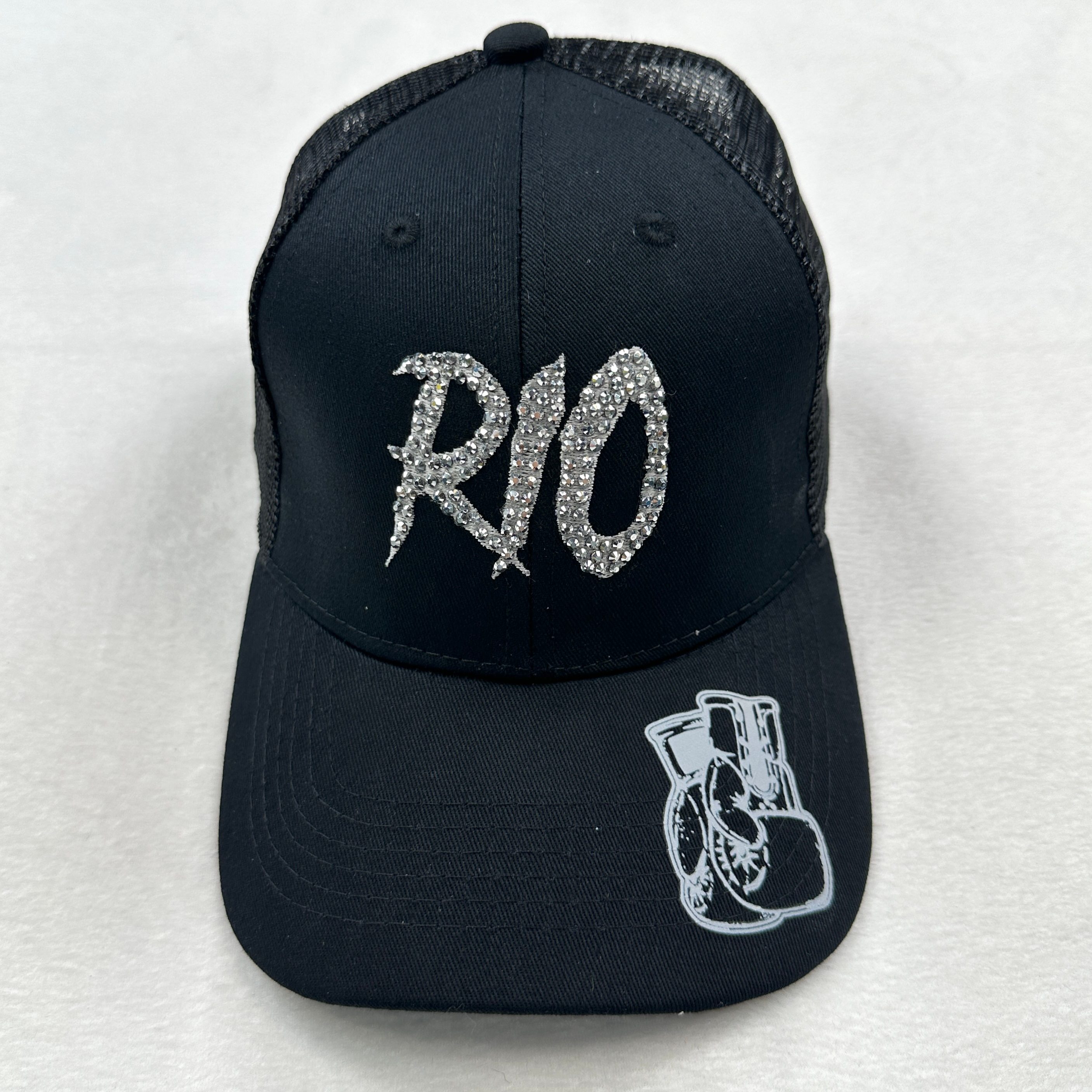 Black Truckers Cap natasha 186593 Caps