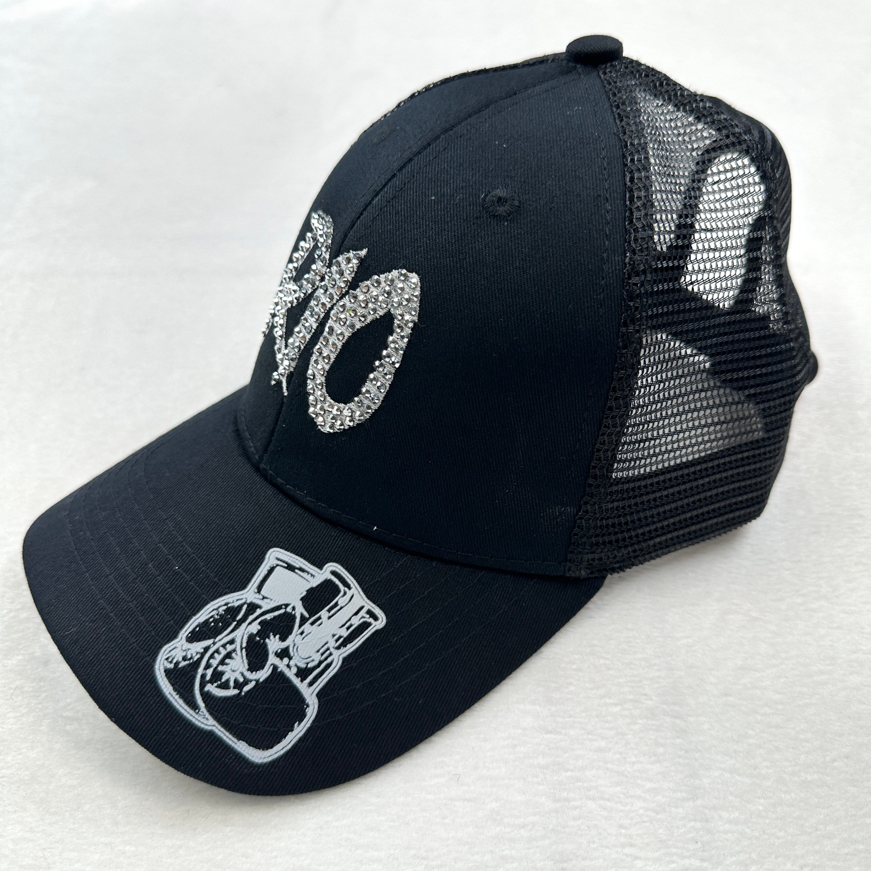 Black Truckers Cap natasha 186593 Caps