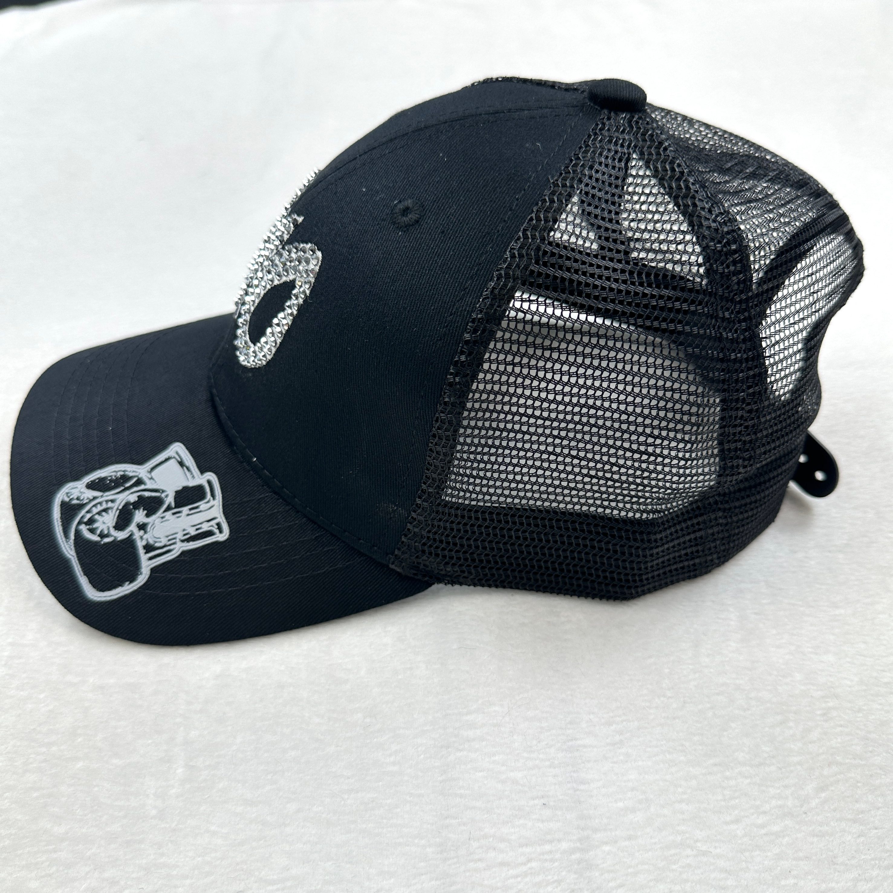 Black Truckers Cap natasha 186593 Caps