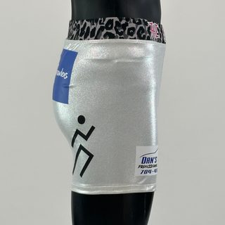 Classic Vale Tudo MMA (Short) Silver foil dot Edward B Compression Shorts