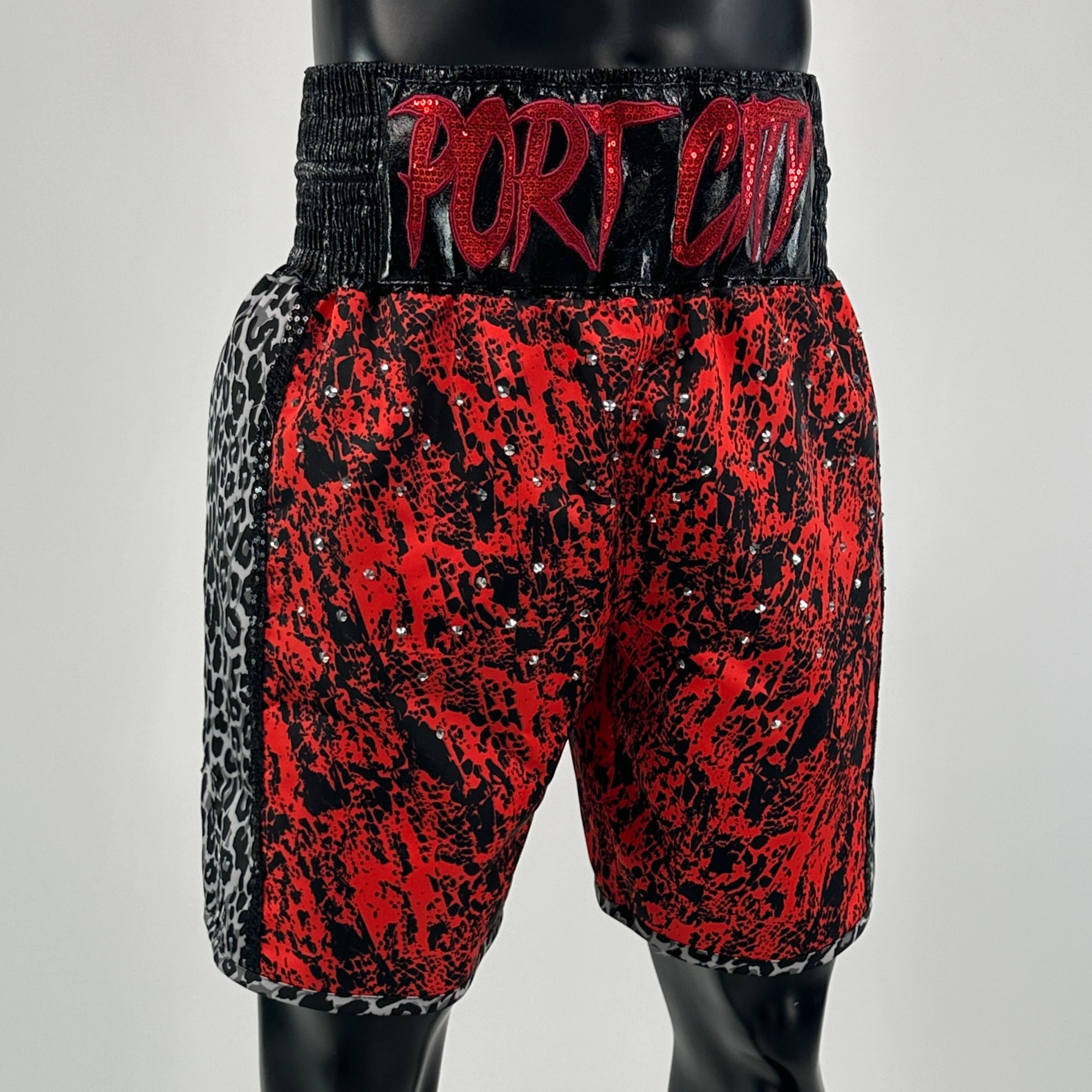 Side Stripe BX Michael 187274 Custom Boxing Shorts & Trunks