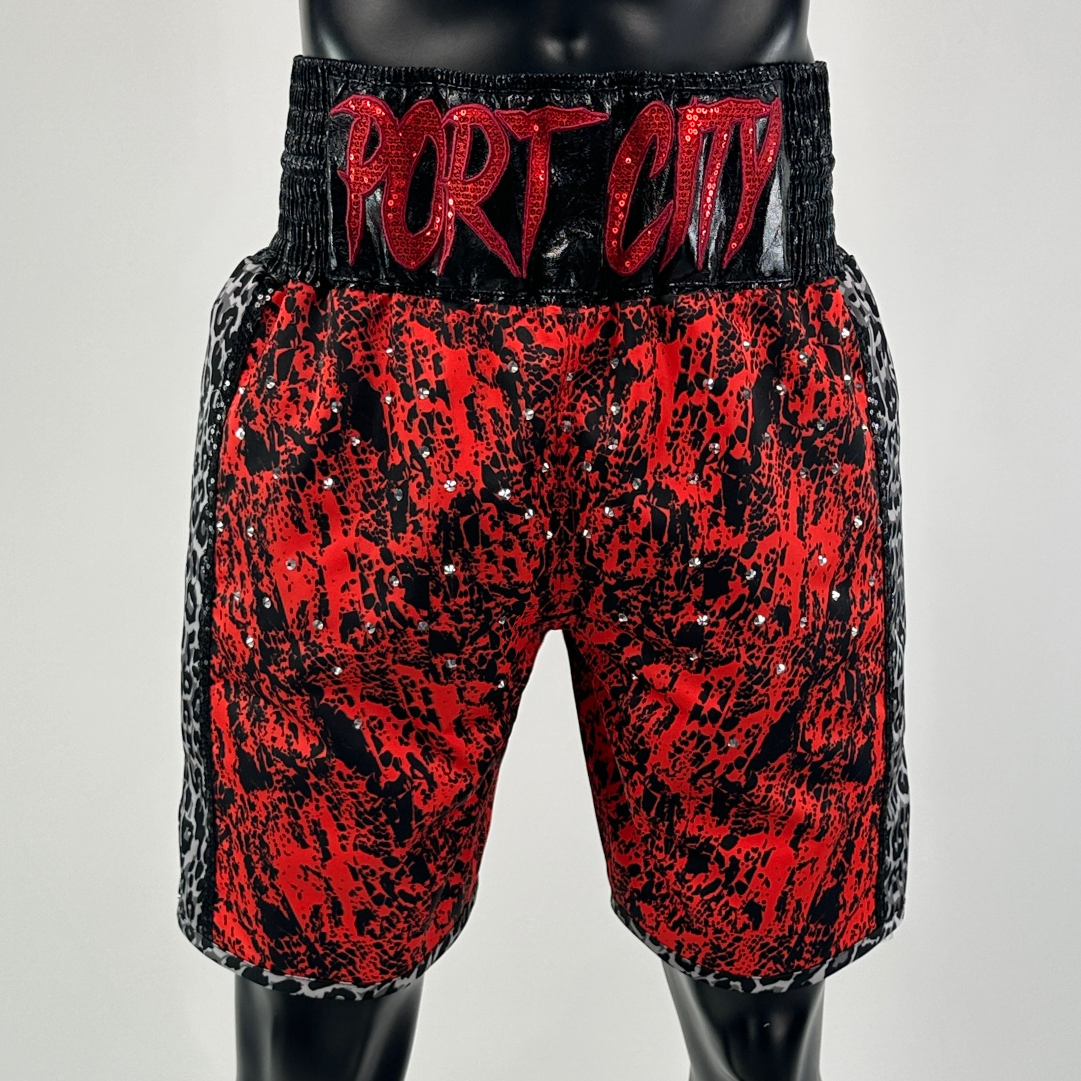 Side Stripe BX Michael 187274 Custom Boxing Shorts & Trunks