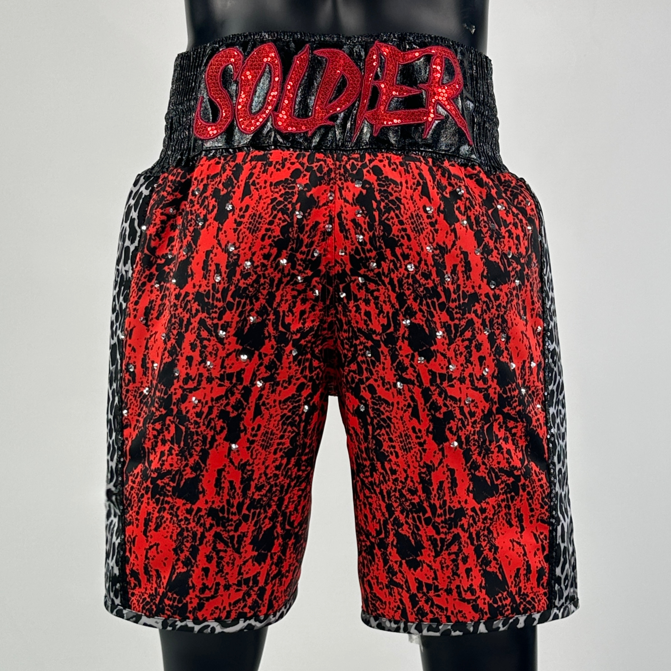 Side Stripe BX Michael 187274 Custom Boxing Shorts & Trunks