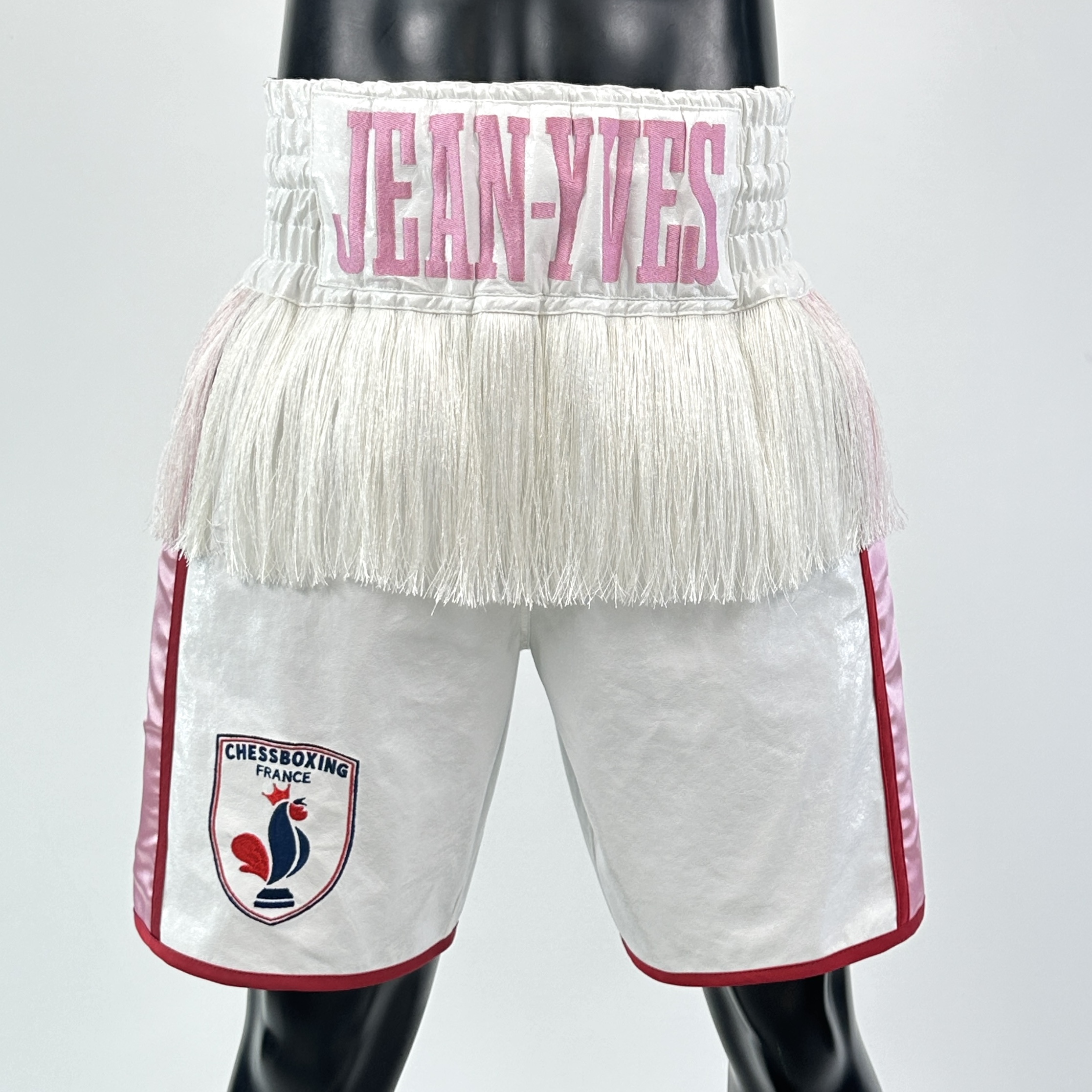 Side Stripe BX Jean-Yves 187955 Custom Boxing Shorts & Trunks