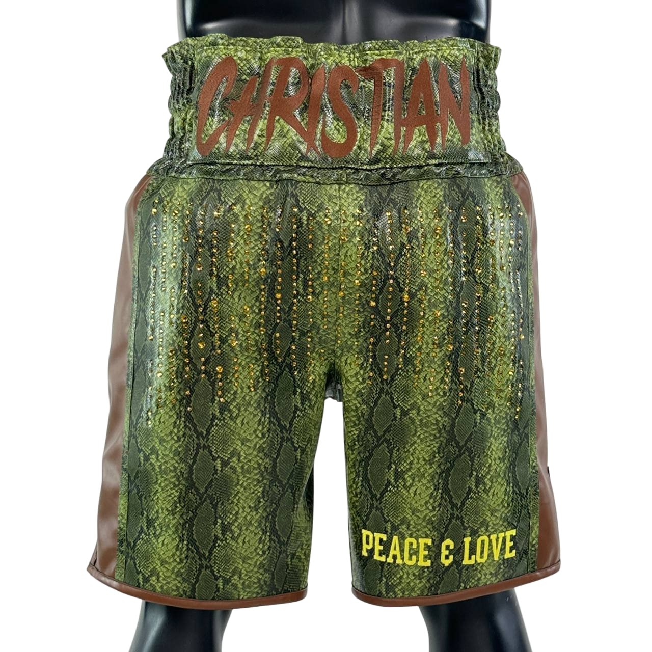 Side Stripe BX Christian 189938 Custom Boxing Shorts & Trunks