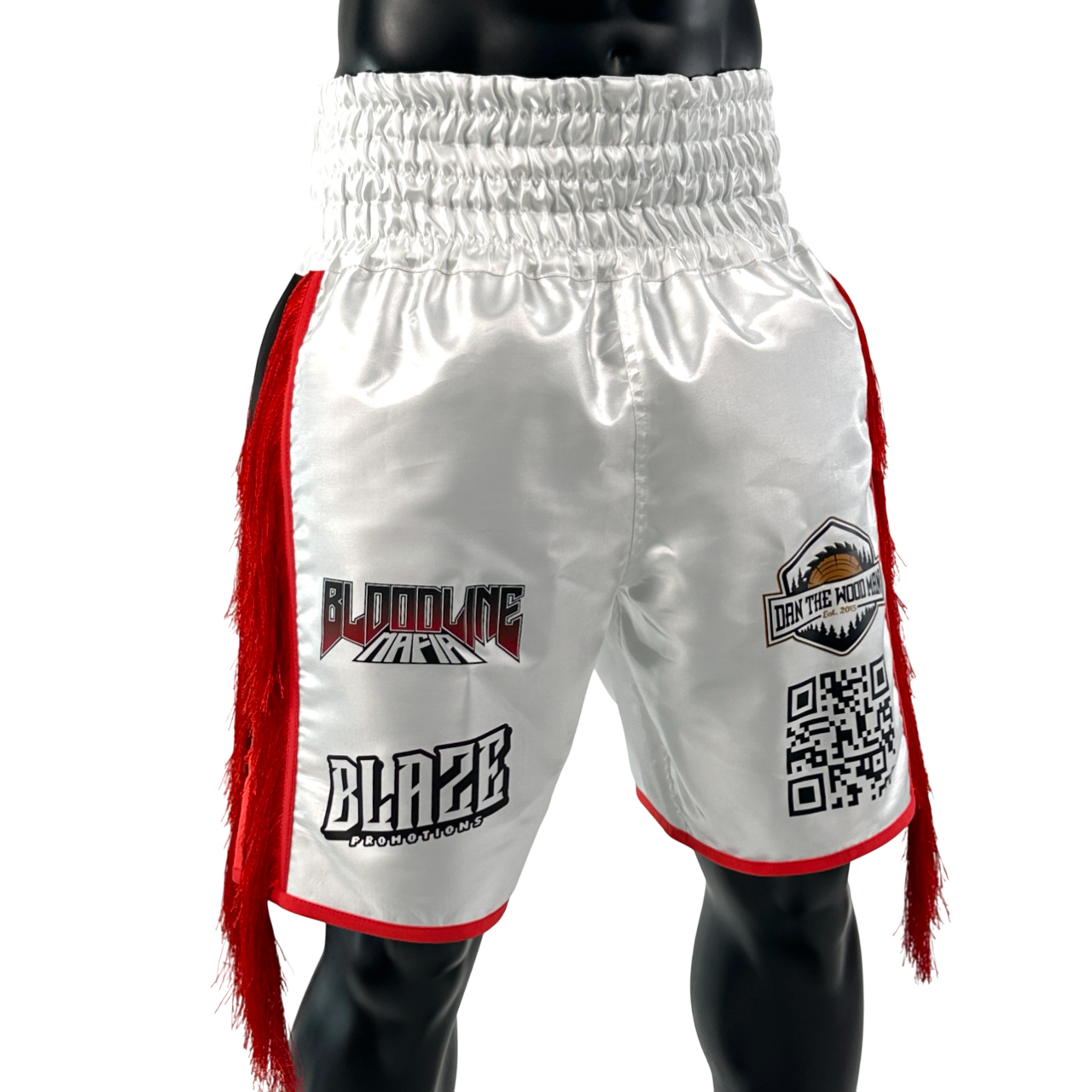 Side Stripe BX Zack 191873 Custom Boxing Shorts & Trunks