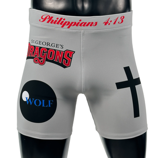 Classic Compression/ Value Tudo Shorts Silver Rex W Compression Shorts