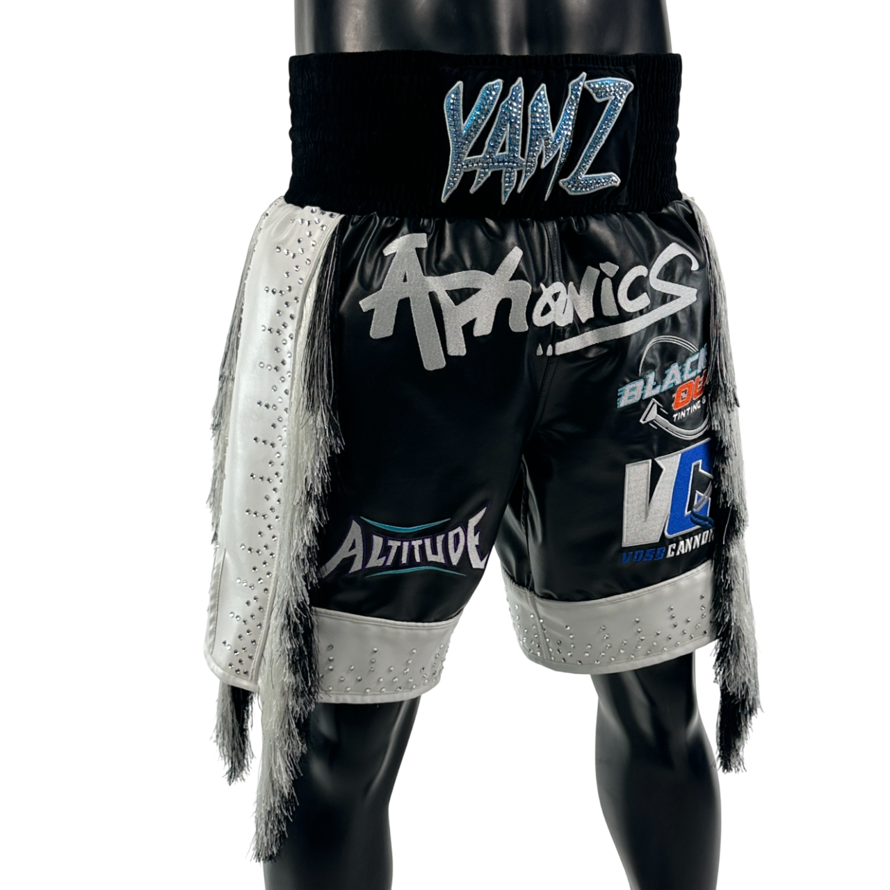 Panel Long Tassels BX Old Antraveous 191796 Custom Boxing Shorts & Trunks