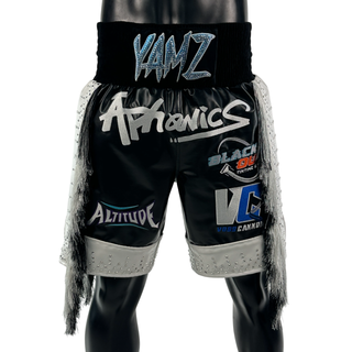 Panel Long Tassels BX Old Antraveous 191796 Custom Boxing Shorts & Trunks