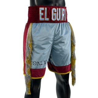Panel Long Tassels BX Ruby 192078 Custom Boxing Shorts & Trunks
