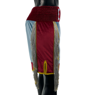 Panel Long Tassels BX Ruby 192078 Custom Boxing Shorts & Trunks