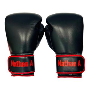 Quickfire Flex Classic Black&Red Nathan A Boxing Gloves