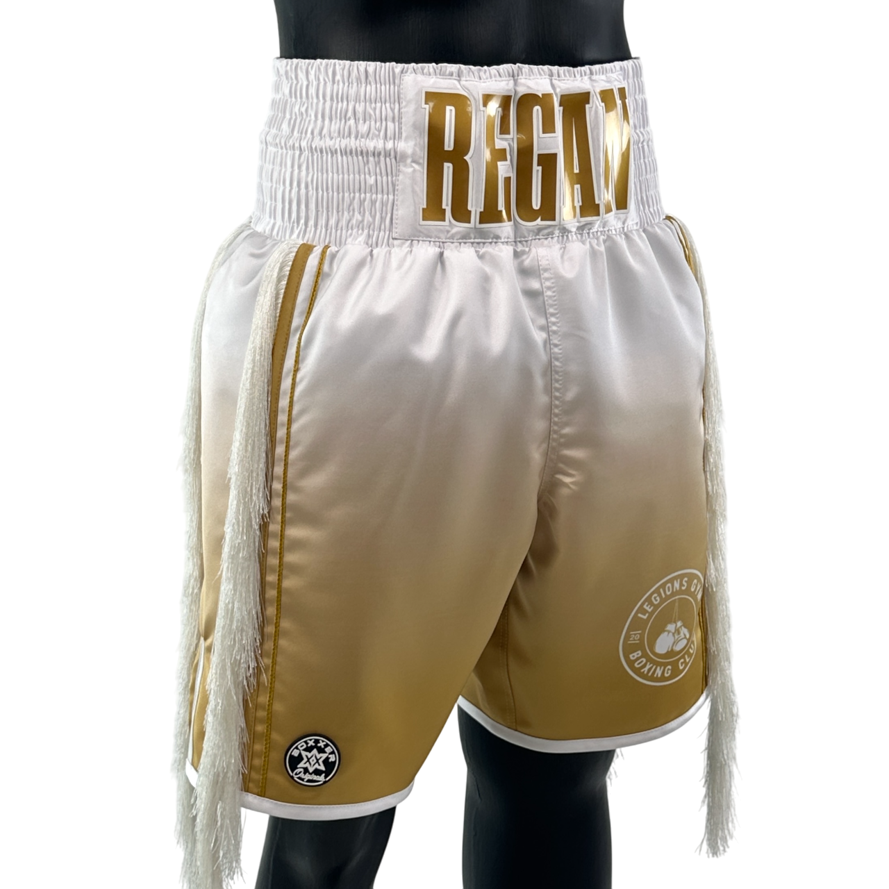 Side Stripe Luxury II Regan 192192 Custom Boxing Shorts & Trunks