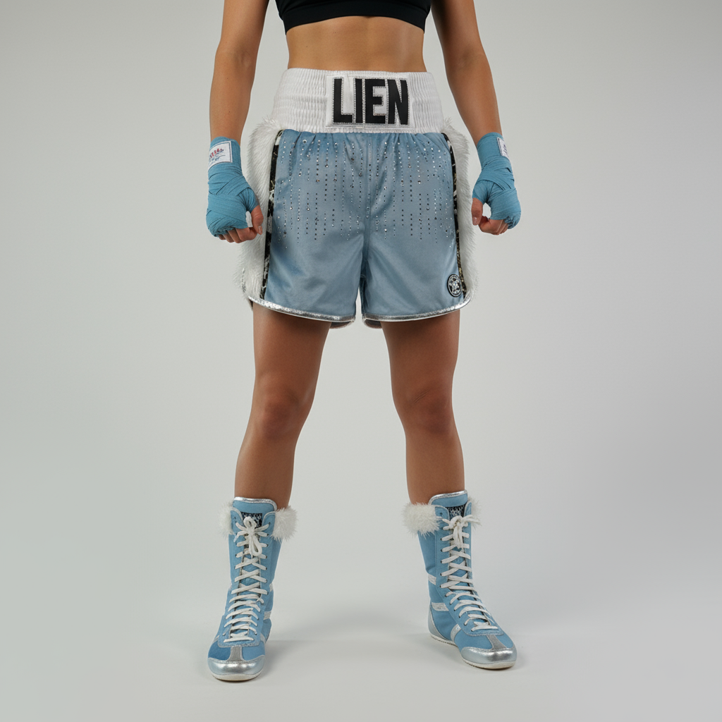 Side Stripe BX lien 192906 Custom Boxing Shorts & Trunks