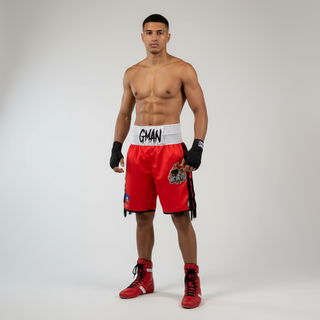 Classic BX G-Man Red 186214 Custom Boxing Shorts & Trunks
