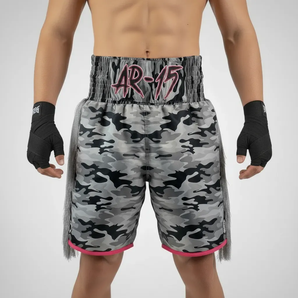 Classic BX Jesus camouflage 185460 Custom Boxing Shorts & Trunks