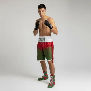 Shine bright BX Patrizio Dark red & Army green 193616 Custom Boxing Shorts & Trunks