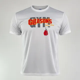 Custom boxing t-shirt in white with sublimation logo