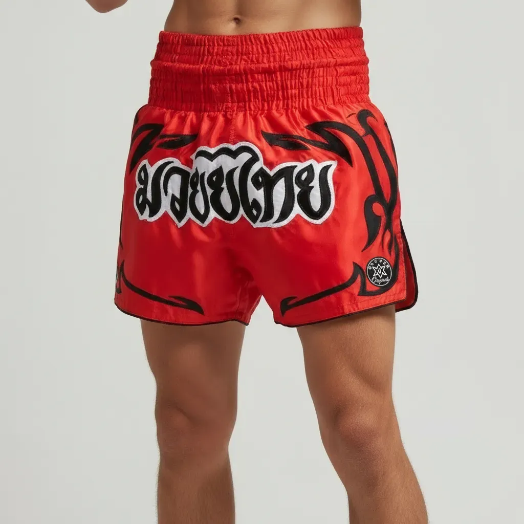 Blaze MTS Oscar Red & Black 193260 Muay Thai Shorts